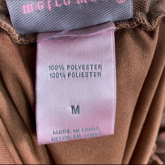 Metrowear Brown Windowpane Tulle Pleated MidiSkirt - Picture 6 of 7